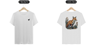 Nome do produtoWild Whispers - T-Shirt Branca Fox