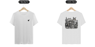Nome do produtoWild Whispers - T-Shirt Branca Coyote