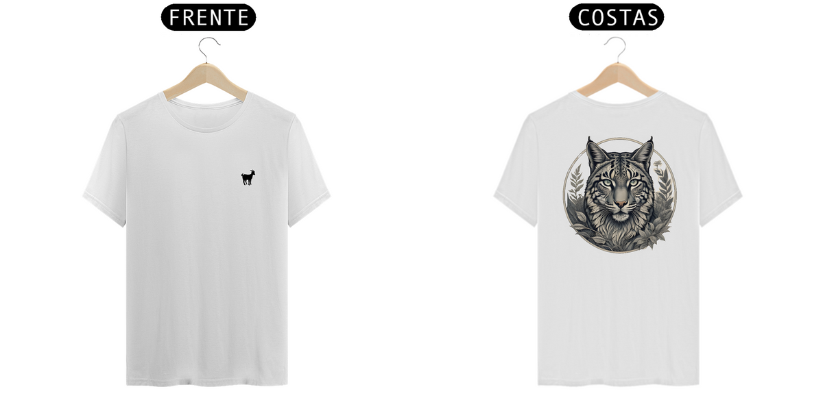 Nome do produto: Wild Whispers - T-Shirt Branca Lynx