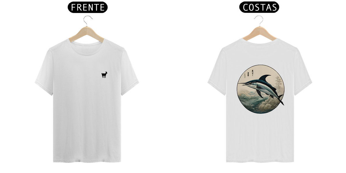 Nome do produto: Wild Whispers - T-Shirt Branca Marlin