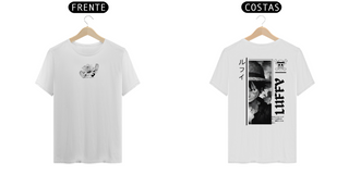 Nome do produtoOne Piece - T-Shirt Branca Frente/Costas Luffy I