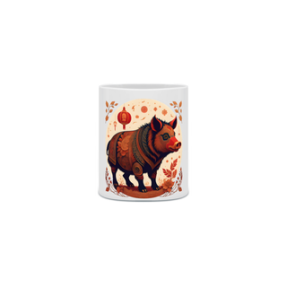 Chinese New Year - Caneca Red Boar