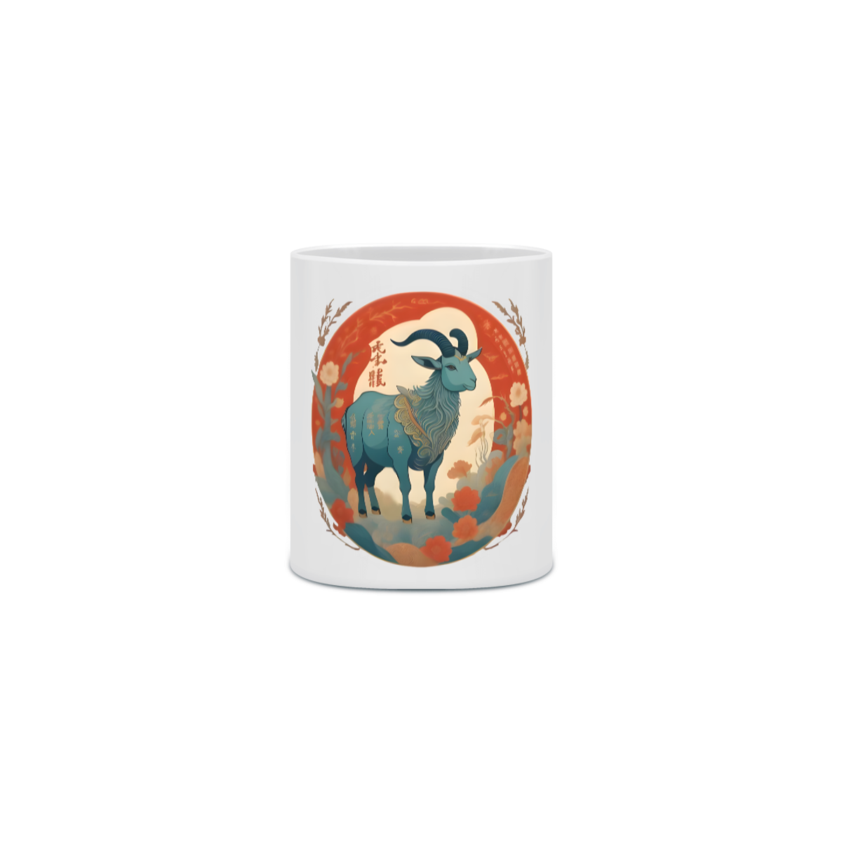 Nome do produto: Chinese New Year - Caneca Blue Goat