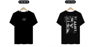 Nome do produtoOne Piece - T-Shirt Preta Frente/Costas Luffy I