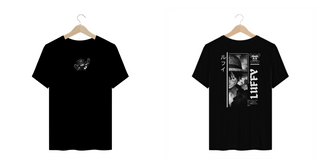 Nome do produtoOne Piece - T-Shirt Plus Size Preta Frente/Costas Luffy I