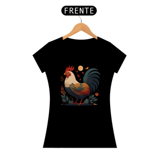 Chinese New Year - T-Shirt Baby Look Rooster