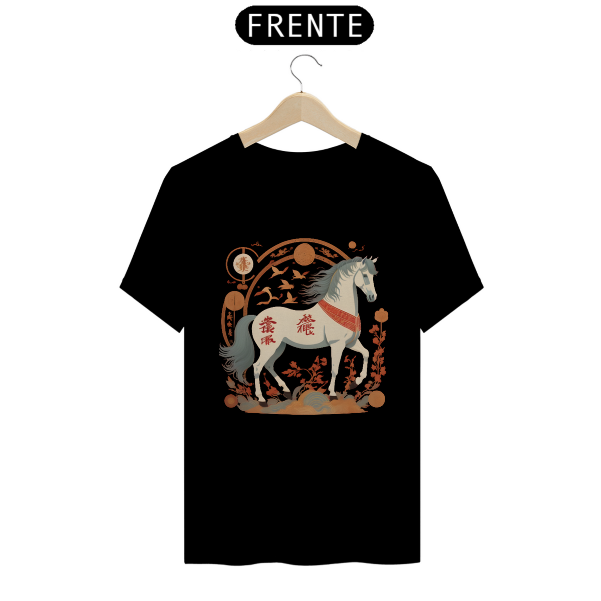 Nome do produto: Chinese New Year (Eclipse) - T-Shirt White Horse