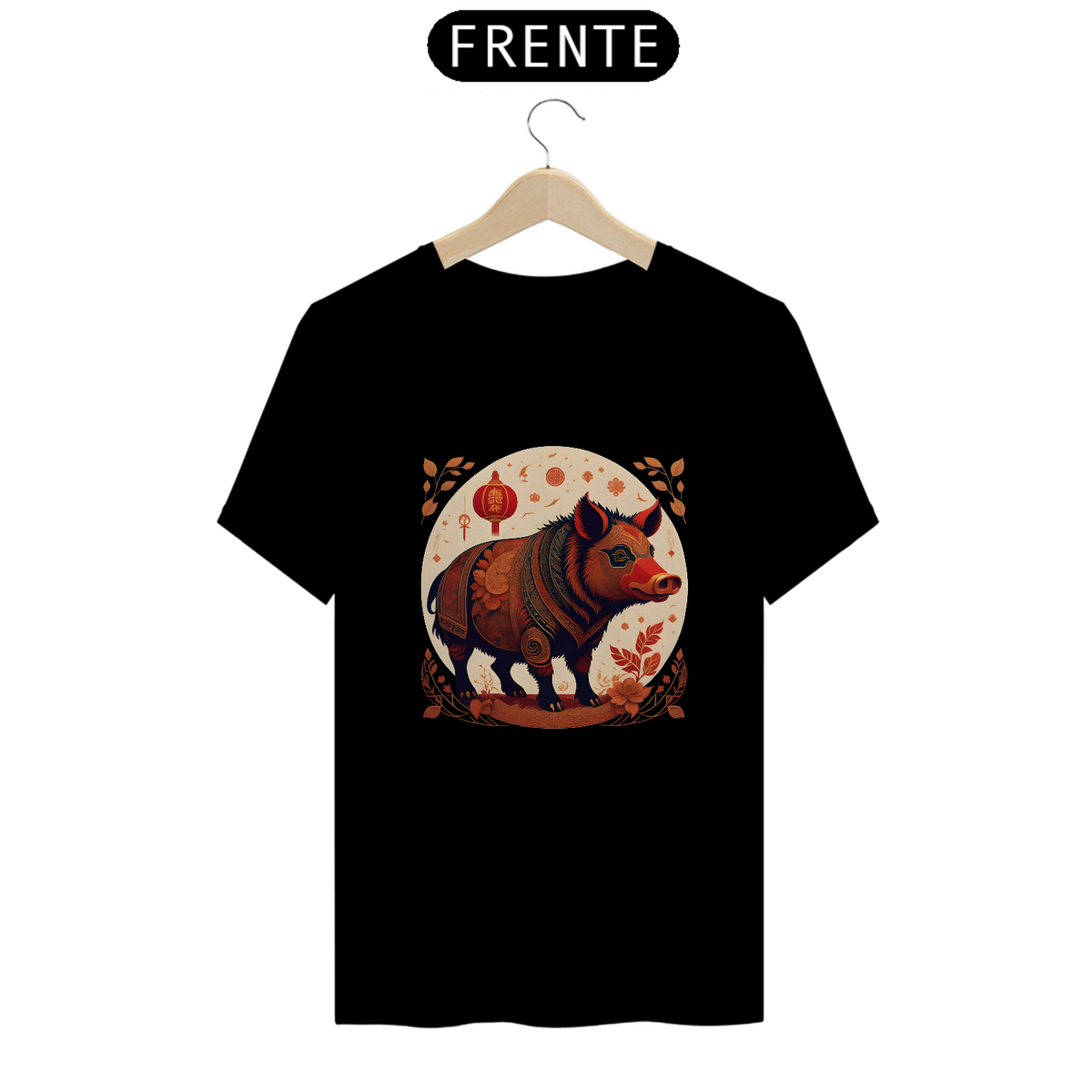 Nome do produto: Chinese New Year - T-Shirt  Red Boar