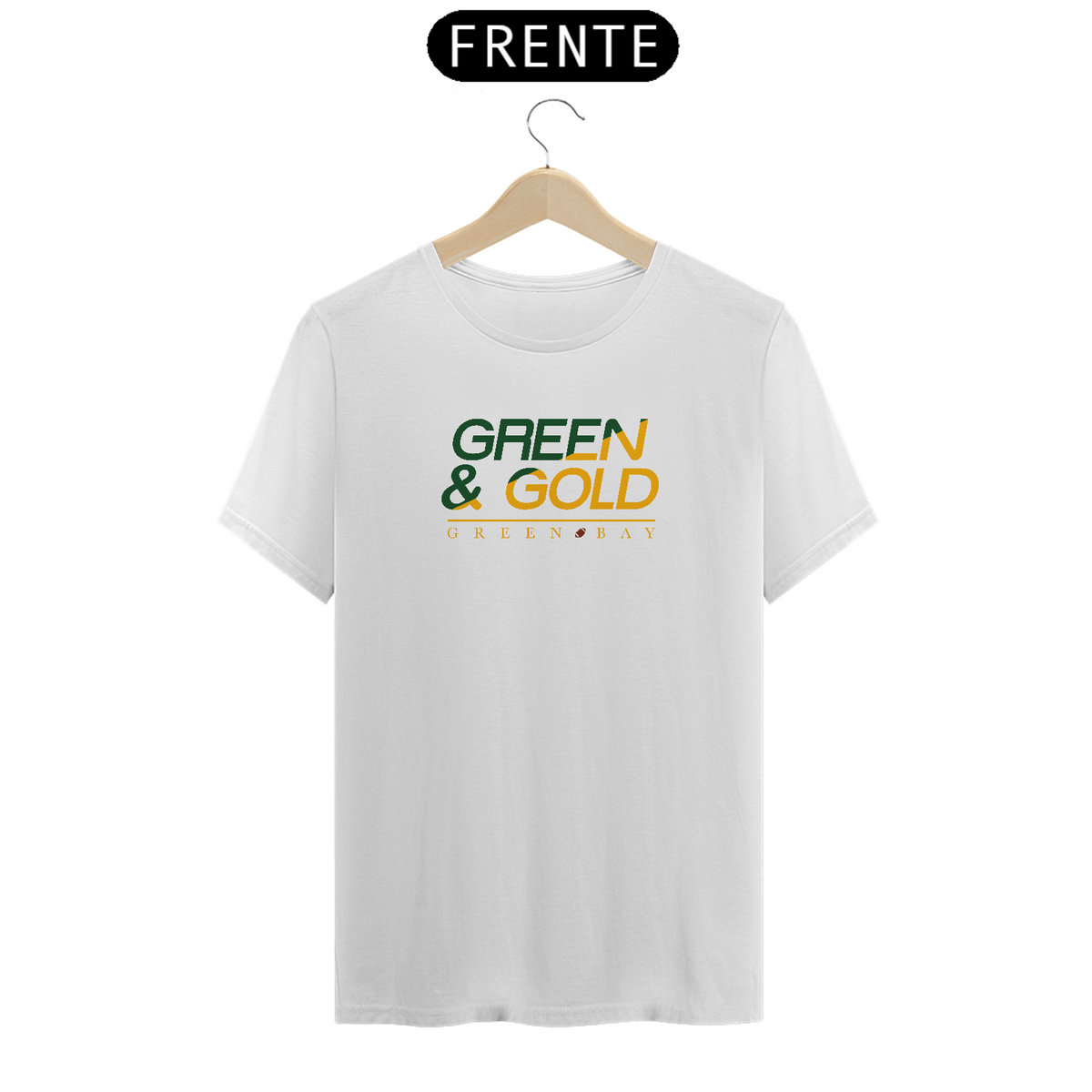 Nome do produto: Camiseta Prime Green and Gold