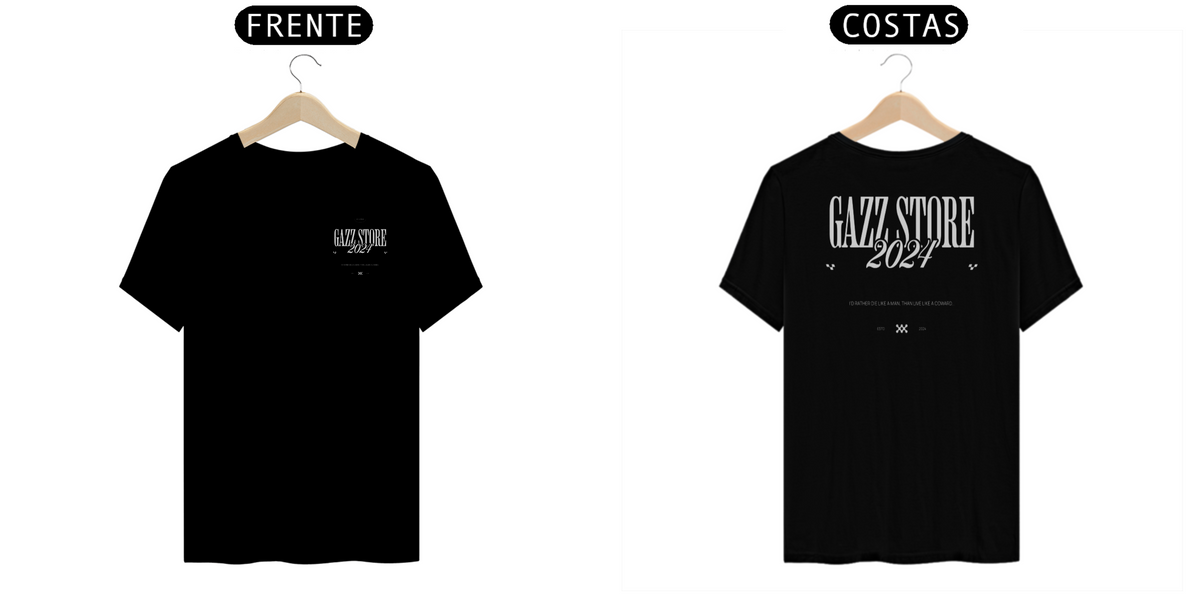 Nome do produto: Camiseta Gazz store 