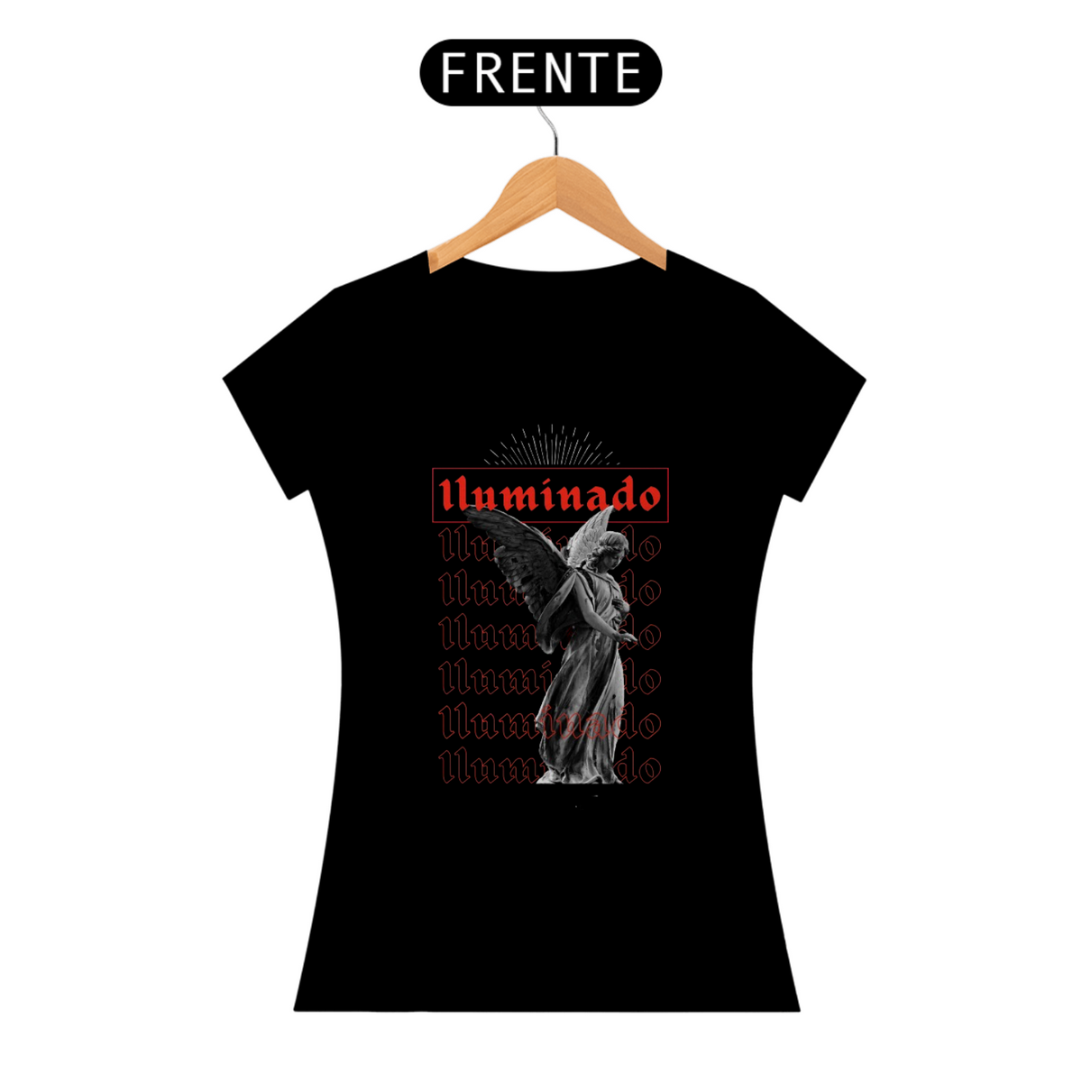 Nome do produto: Camiseta Feminina Iluminado oficial