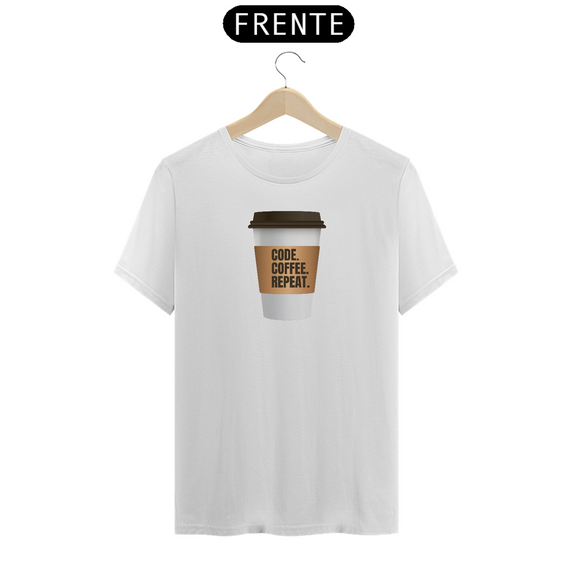 Camiseta Code. Coffee. Repeat.