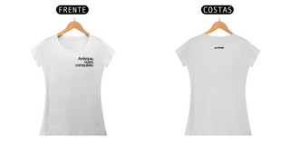 Camiseta Feminina Arrisque, Ouse, Conquiste