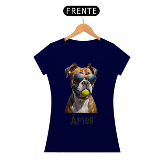 Nome do produtoCamiseta feminina Boxer Áries - Coleção Signos