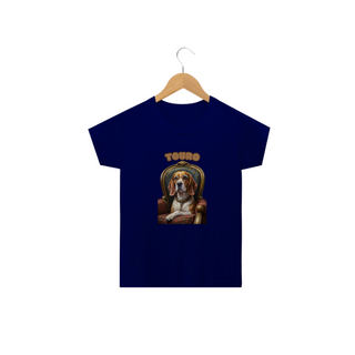 Nome do produtoCamiseta Infantil Beagle Touro - Coleção Signos