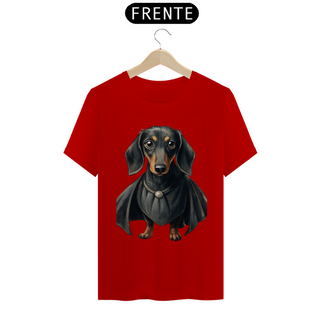 Nome do produtoCamiseta Dachshund (Teckel) Gótico - Arte Singular