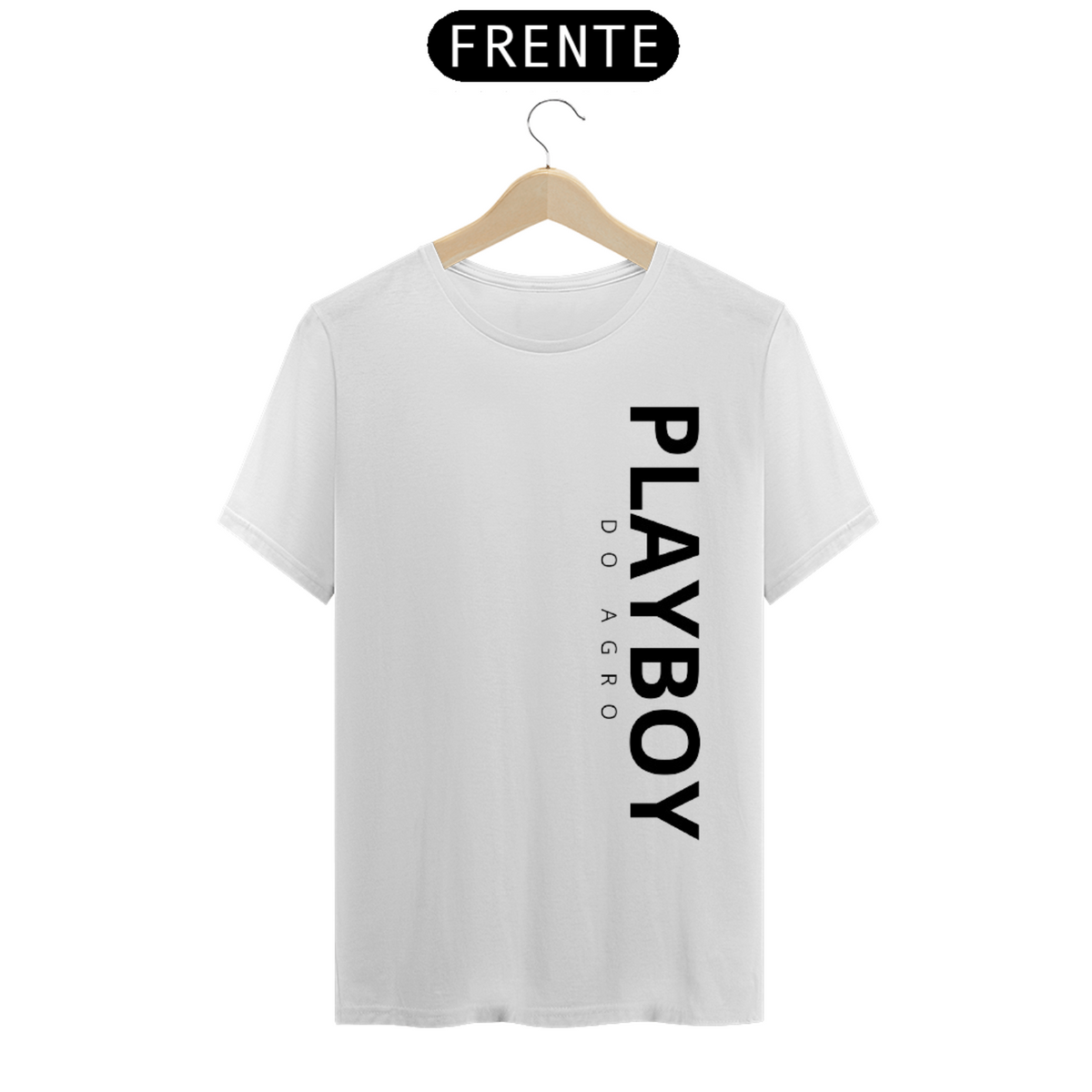Nome do produto: Camisa Branca Playboy Do Agro