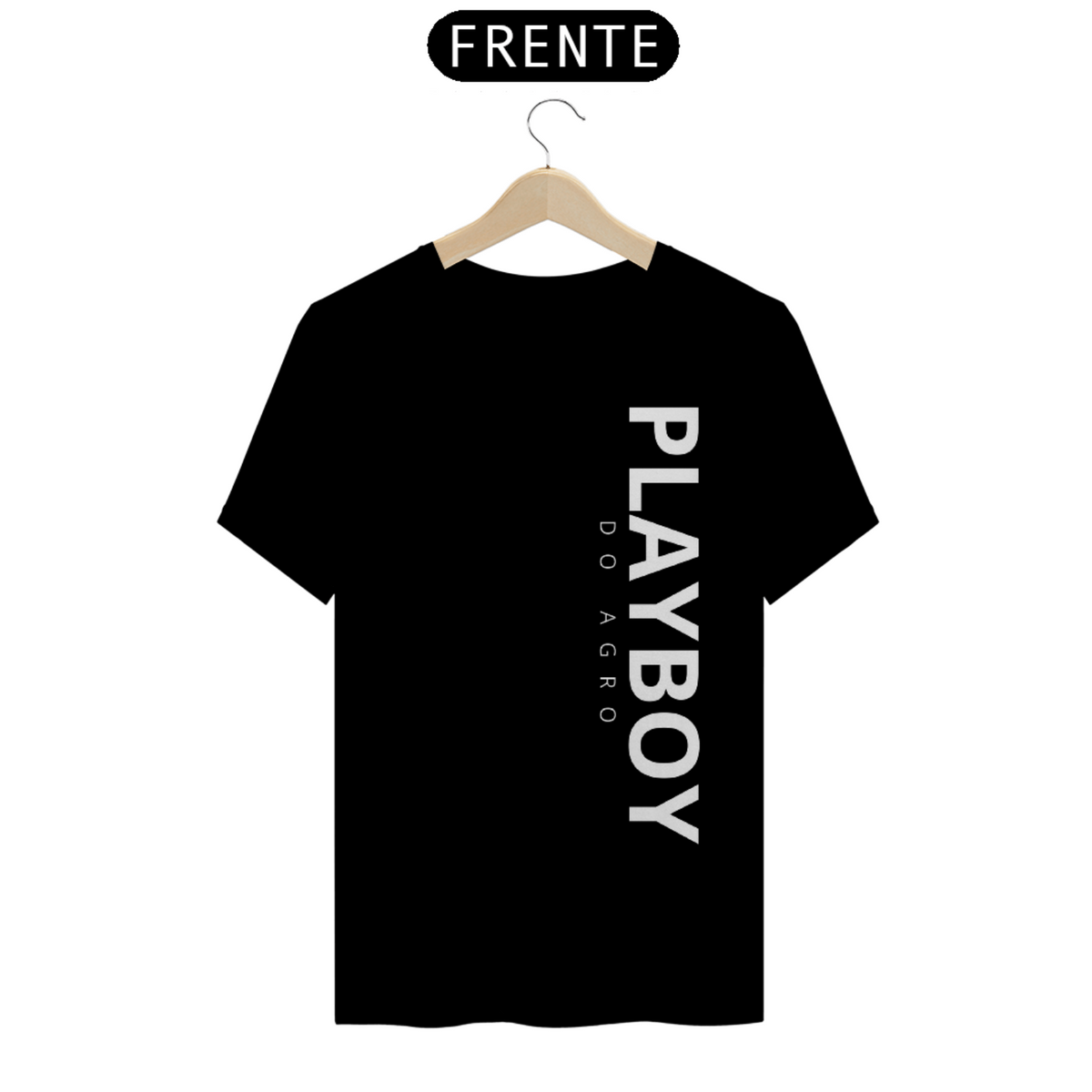 Nome do produto: Camisa Preta Playboy Do Agro