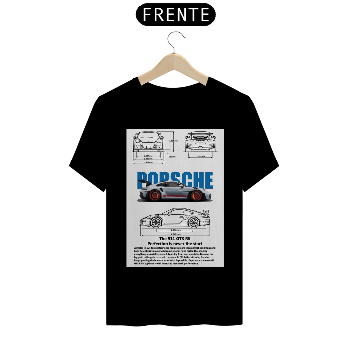 Nome do produto: Camisetas Prime - PORSCHE