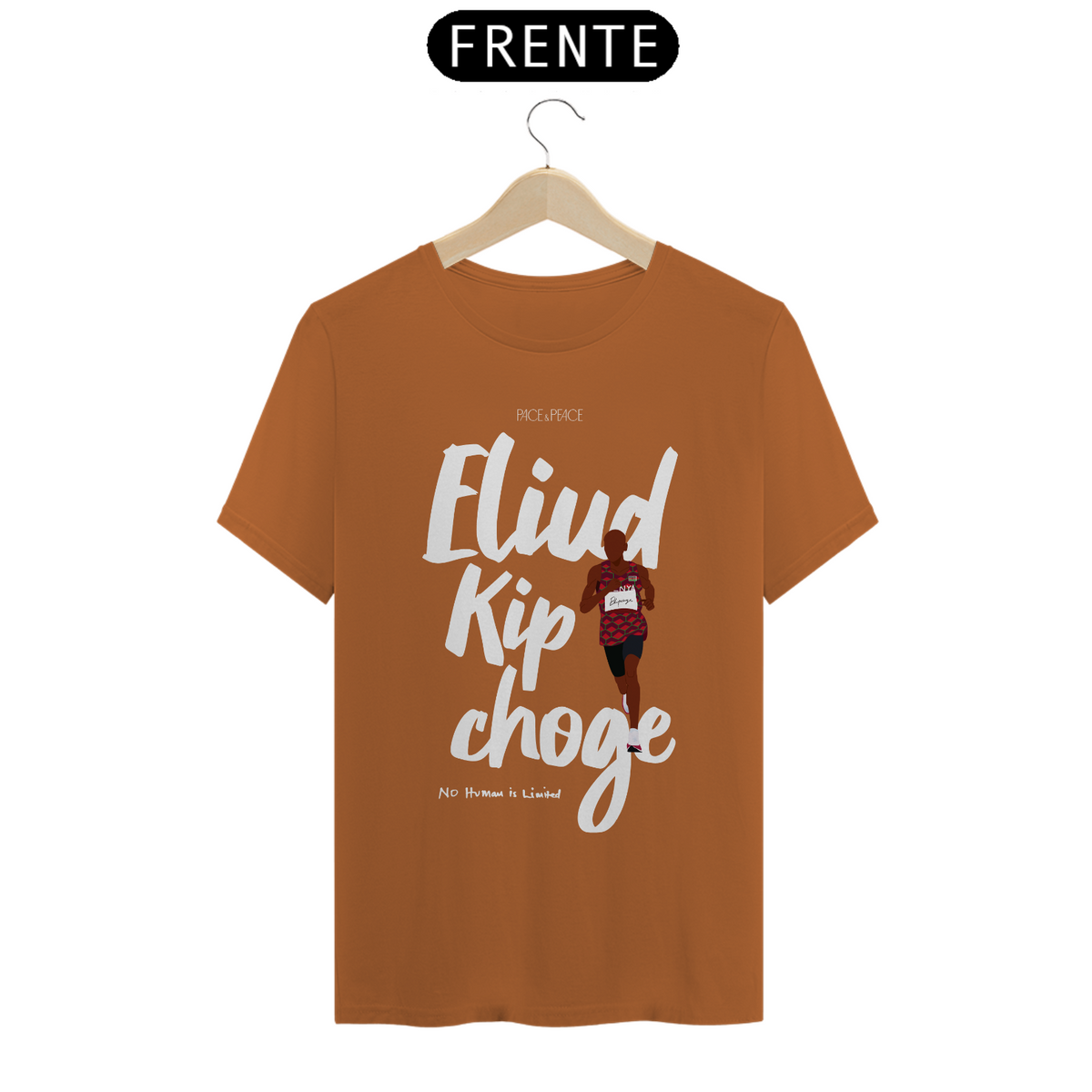 Nome do produto: Camiseta Pima - Estampa Clara Eliud Kipchoge