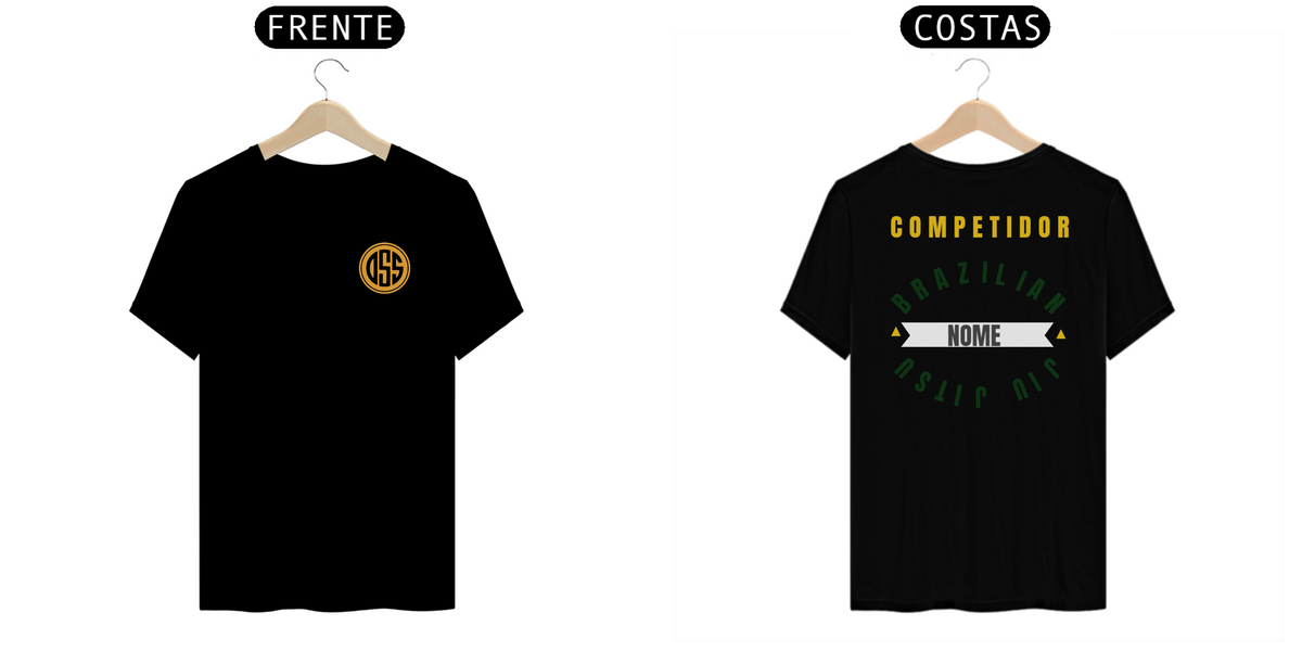 Nome do produto: COMPETIDOR JIU JITSU - PERSONALIZADO