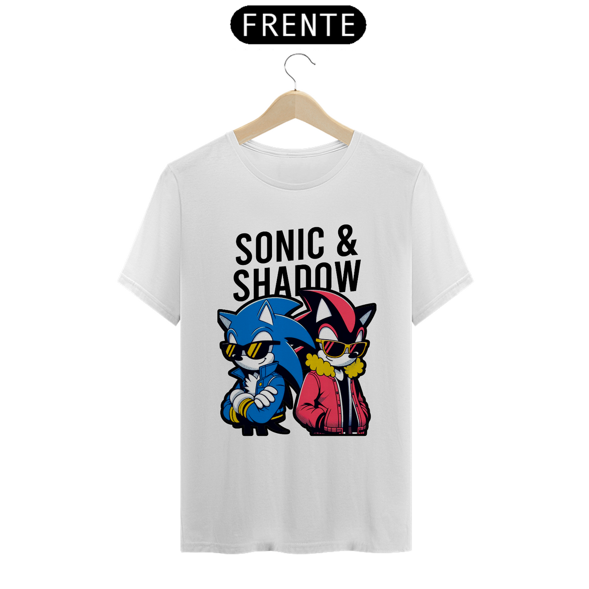 Nome do produto: CAMISETA SONIC E SHADOW