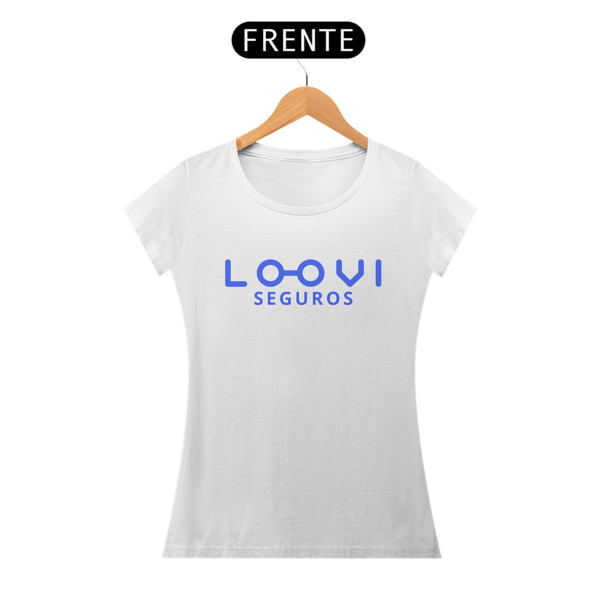 Nome do produto: Camiseta Loovi Feminina Branca