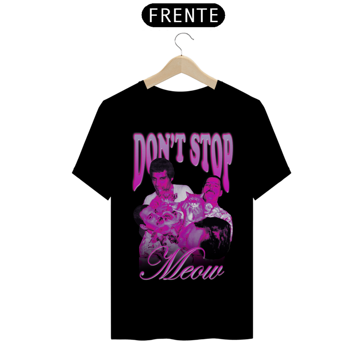Nome do produto: Camiseta Don\'t Stop Meow