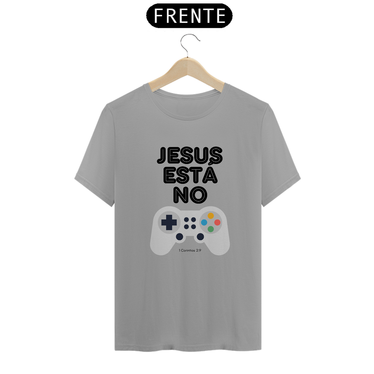 Nome do produto: Camiseta Masculina QUALITY - Jesus está no Controle