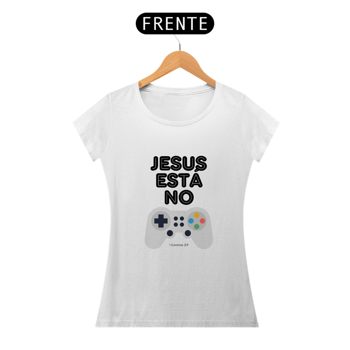 Nome do produto: Camiseta Feminina PRIME - Jesus está no Controle