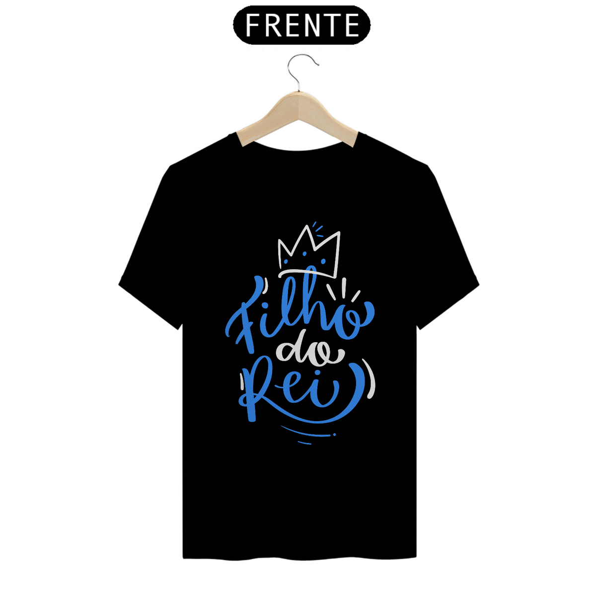 Nome do produto: Camiseta Masculina QUALITY - Filho do Rei