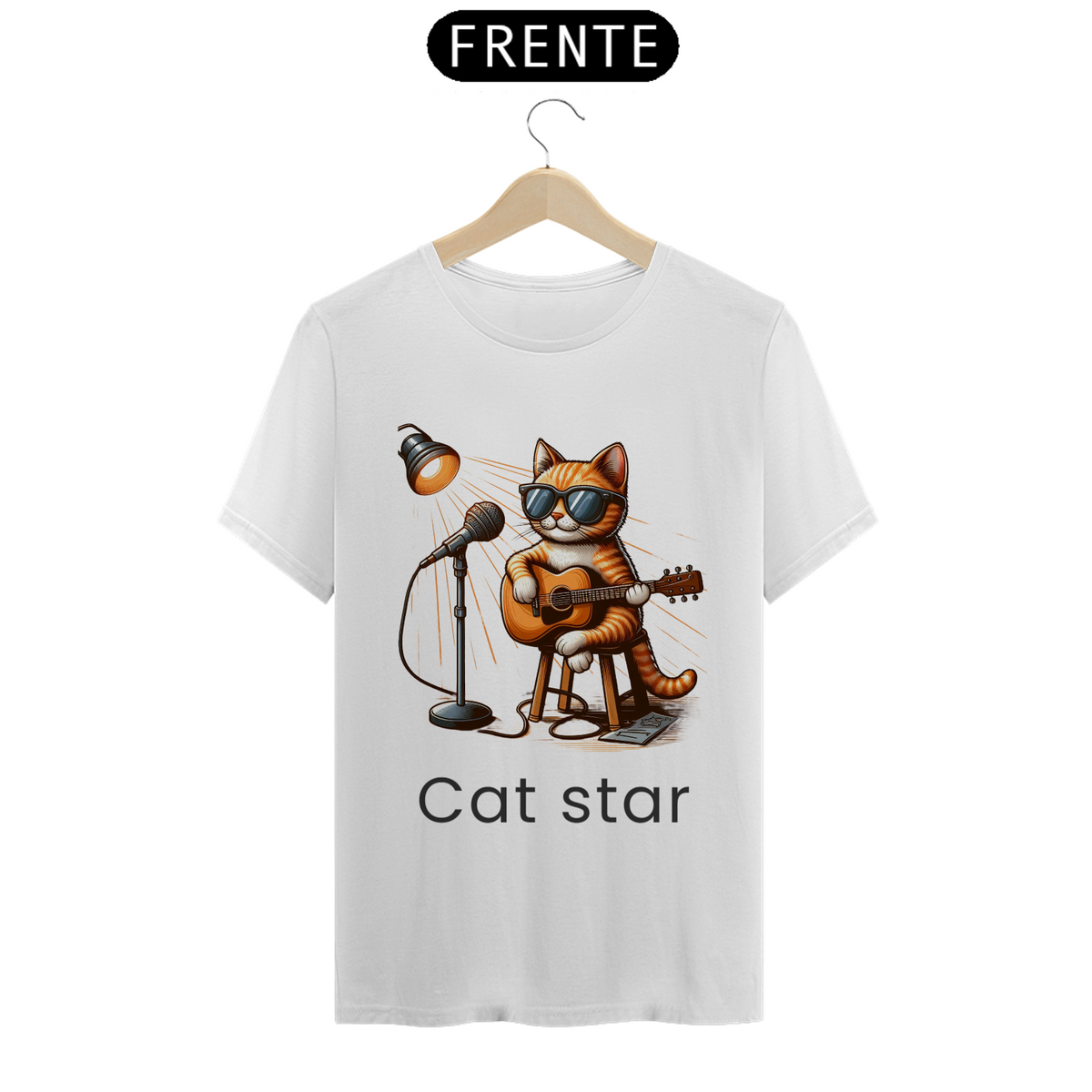 Nome do produto: Camiseta Cat Star