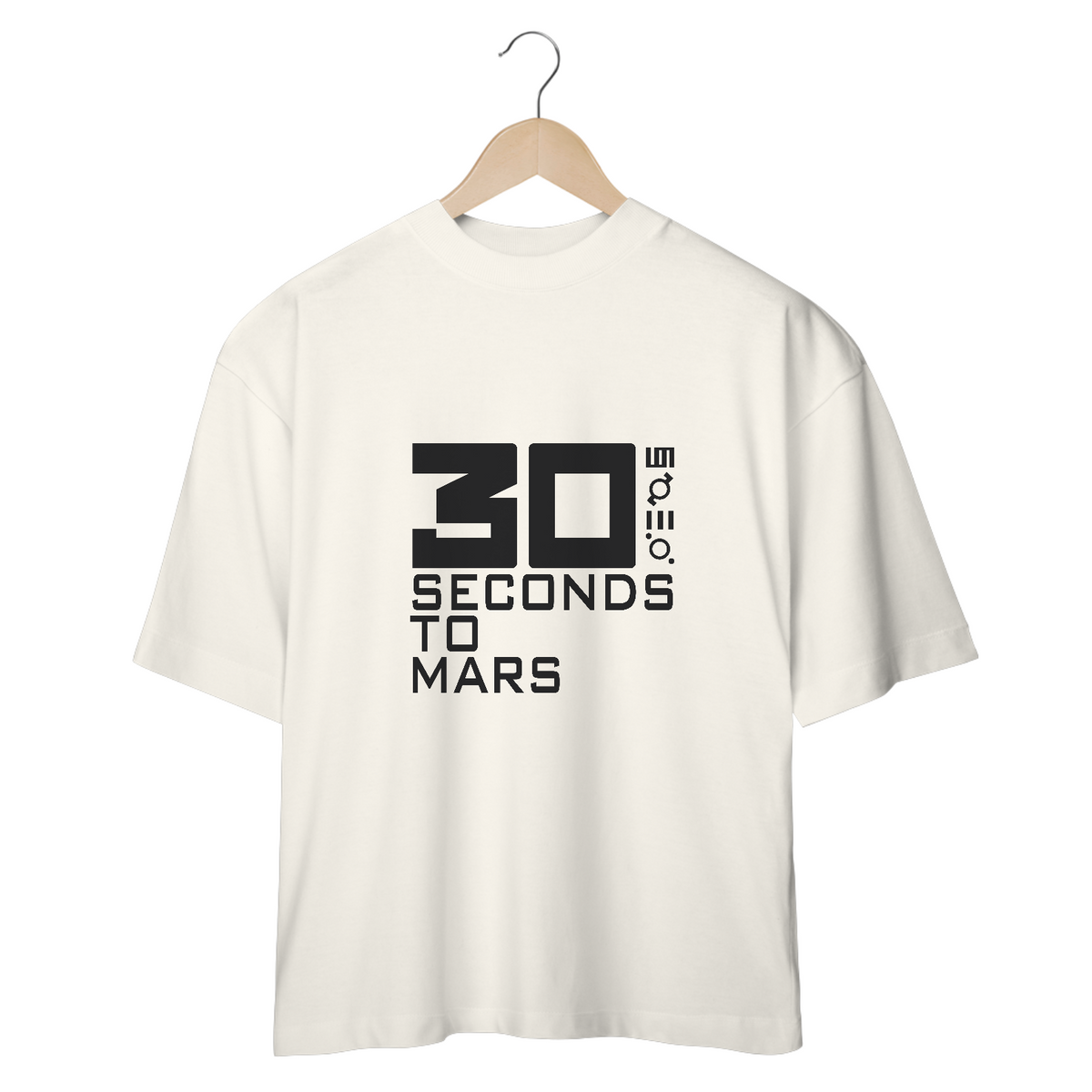 Nome do produto: Camiseta Oversized 30 Seconds To Mars