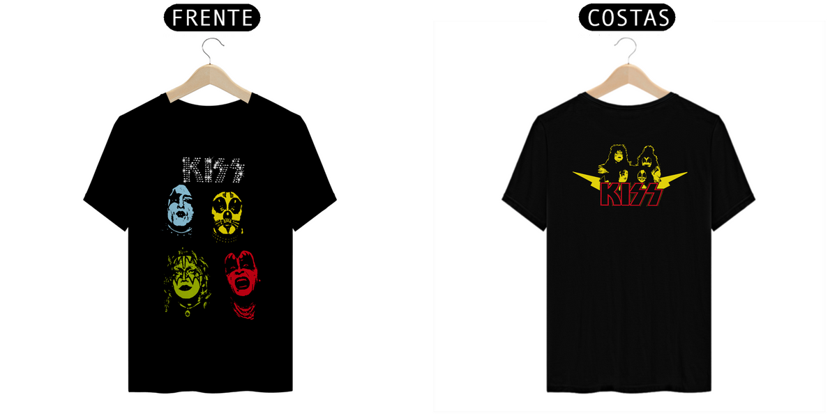 Nome do produto: Camiseta Kiss (PRIME)