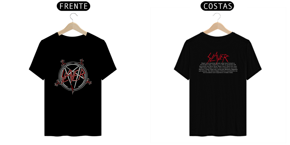 Nome do produto: Camiseta Slayer (PRIME)