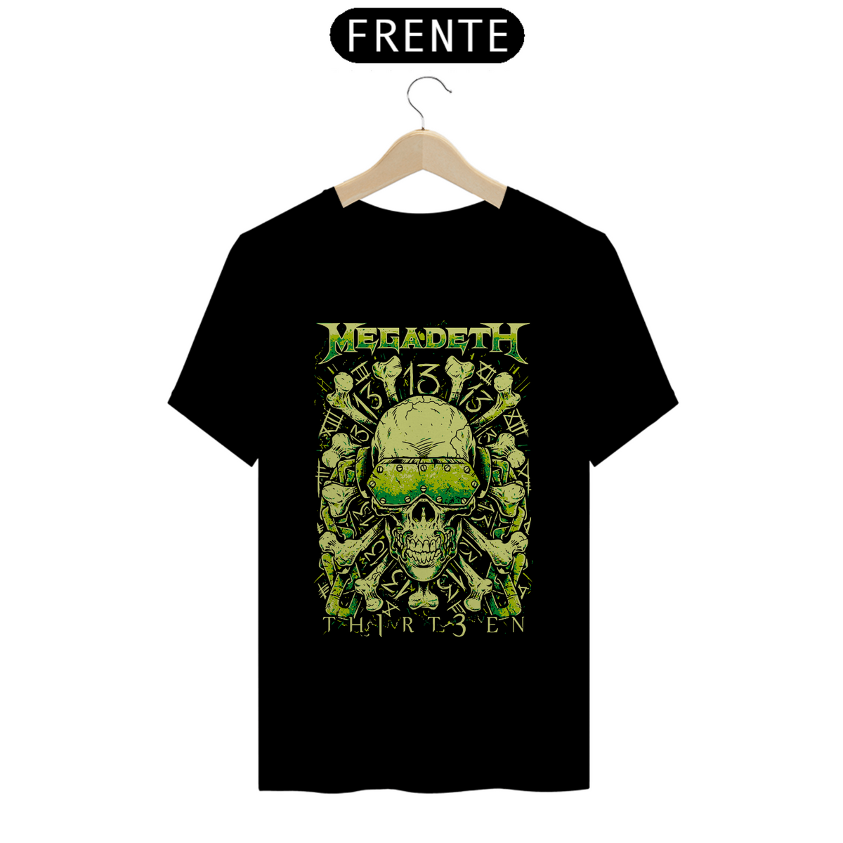 Nome do produto: Camiseta Megadeth