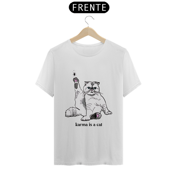 T-shirt Karma Is a Cat