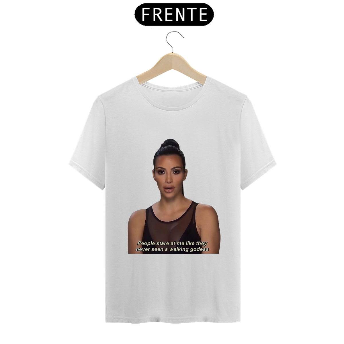 Nome do produto: T-shirt - Walking Goddess Kim Kardashian