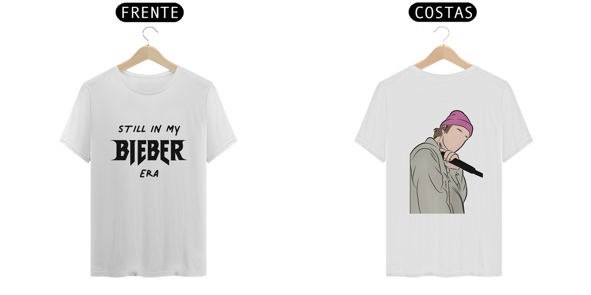 Nome do produto: T-shirt Still In My Bieber Era - Justin Bieber