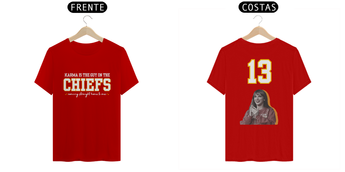 Nome do produto: T-shirt Chiefs - Vermelha