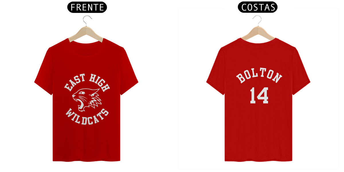 Nome do produto: T-shirt East High Wildcats Troy - HSM