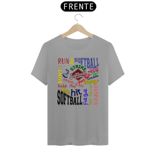 Camiseta Softball Words