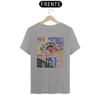 Nome do produtoCamiseta Softball Words