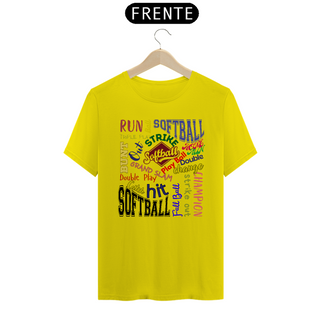 Nome do produtoCamiseta Softball Words