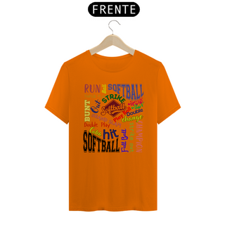 Nome do produtoCamiseta Softball Words