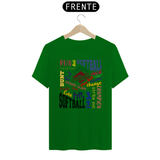 Nome do produtoCamiseta Softball Words