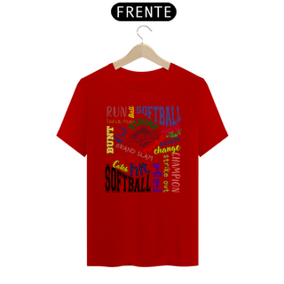 Nome do produtoCamiseta Softball Words