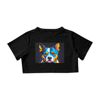 Camiseta Cropped Feminino Dog