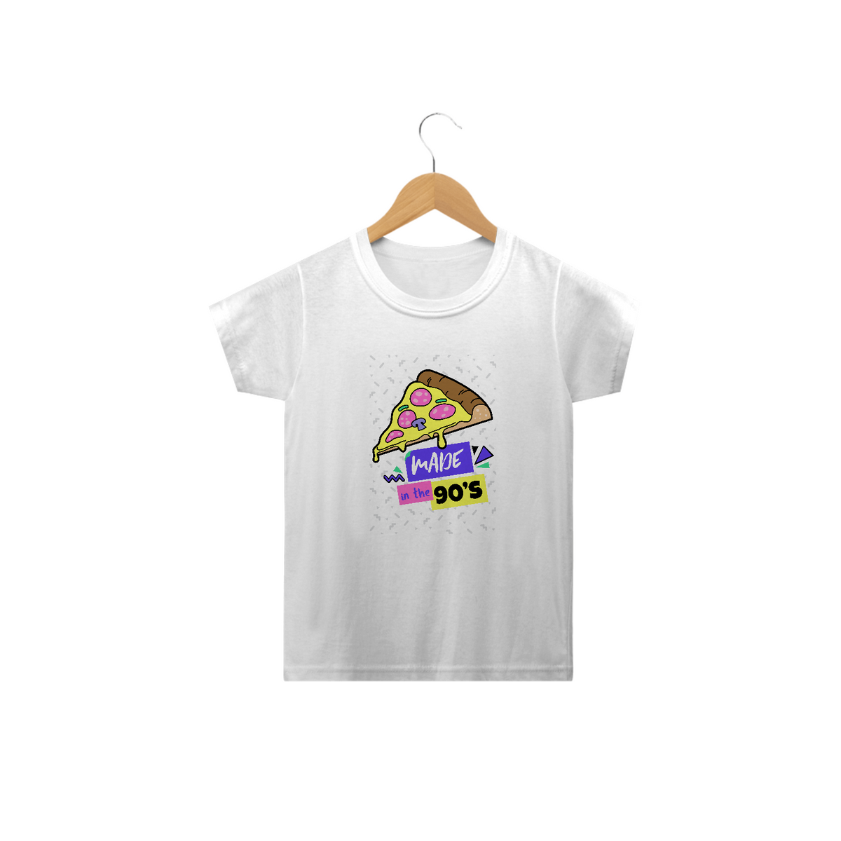 Nome do produto: camisa infantil pizza 90