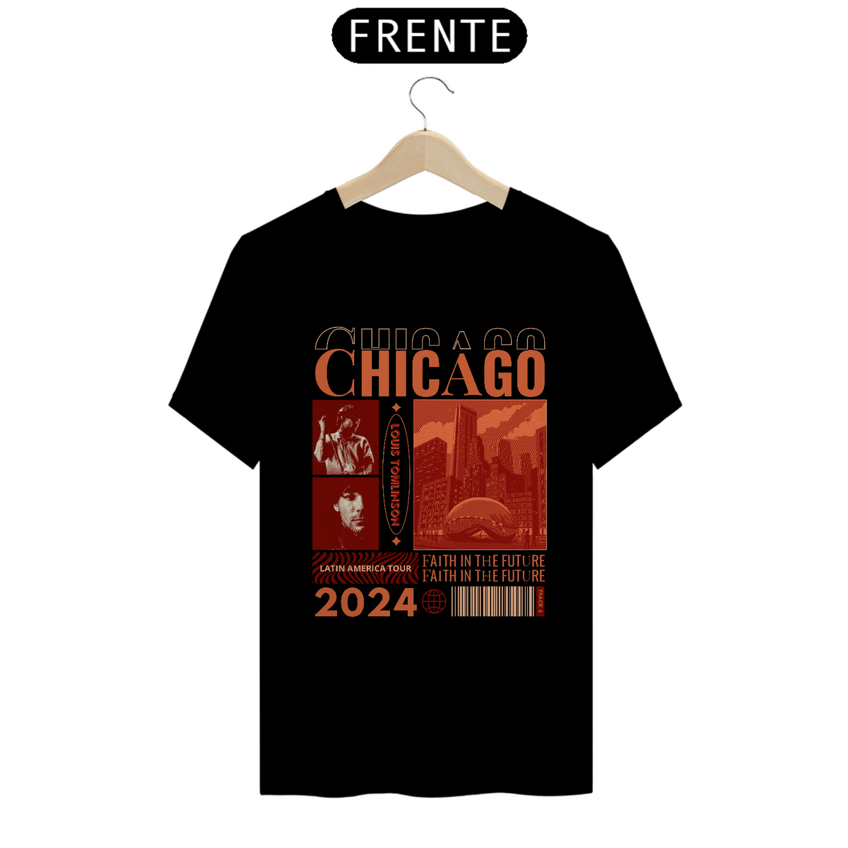 Nome do produto: Louis Tomlinson Chicago T-shirt